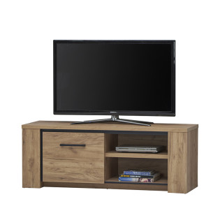 Meuble TV 1 porte 2 niches Lio