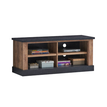 Meuble TV 1 porte coulissante 2 niches Edouard - Le Dépôt Bailleul