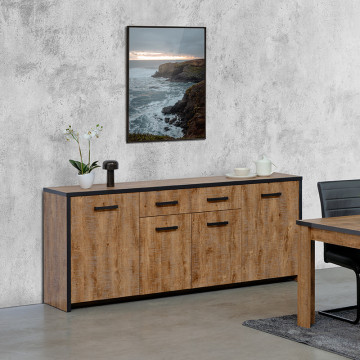 Buffet 4 portes 1 tiroir Emie - Le Dépôt Bailleul