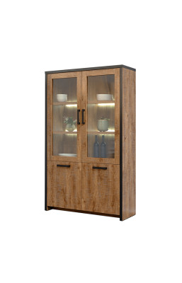 Vitrine 2 pleines + 2...