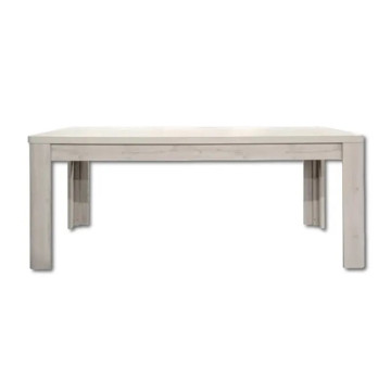 Salle à manger Olivos coloris gris Rome Whitewash - Le Dépôt Bailleul