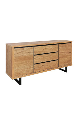 Bahut 3 tiroirs 2 portes...