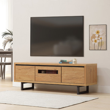 Meuble TV 2 portes 1 tiroir Sully - Le Dépôt Bailleul