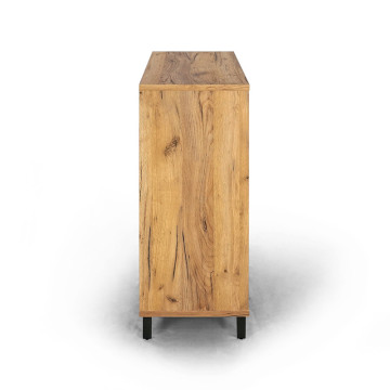 Commode 4 tiroirs naturel et gris Harry - Le Dépôt Bailleul