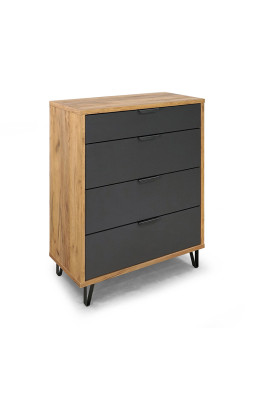 Commode 4 tiroirs naturel...