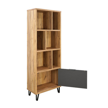 Bibliothèque 6 niches 1 porte Harry - Le Dépôt Bailleul