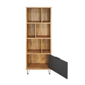 Bibliothèque 6 niches 1 porte Harry - Le Dépôt Bailleul