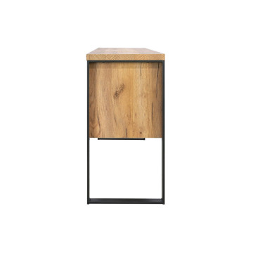 Buffet 2 portes 3 tiroirs pieds métal Ron - Le Dépôt Bailleul