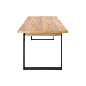 Table à manger pieds métal 152 cm Ron - Le Dépôt Bailleul