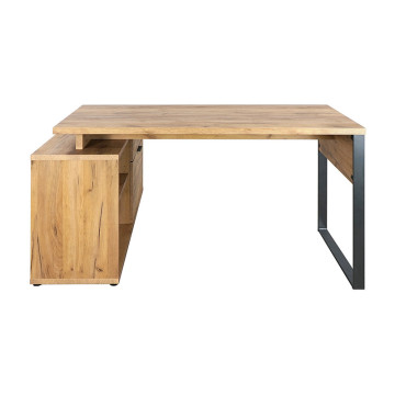 Bureau d'angle 2 cases 1 tiroir 1 porte Ron - Le Dépôt Bailleul