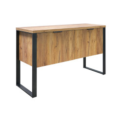 Buffet 2 portes pieds métal Ron - Le Dépôt Bailleul