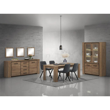 Salle à manger Lio coloris chêne français - Le Dépôt Bailleul