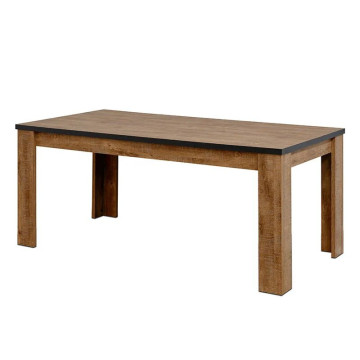 Salle à manger Emie coloris naturel foncé - Le Dépôt Bailleul