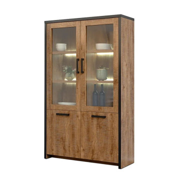 Salle à manger Emie coloris naturel foncé - Le Dépôt Bailleul