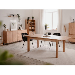 Salle à manger Korsika coloris chêne artisan - Le Dépôt Bailleul