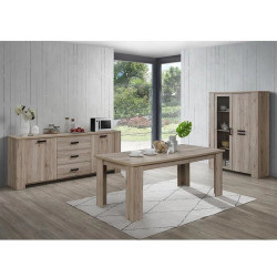 Salle à manger Olivier coloris chêne San-Remo - Le Dépôt Bailleul