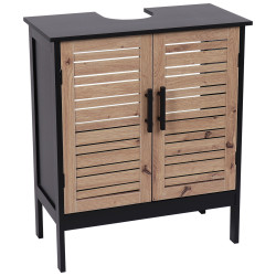 Meuble sous lavabo 2 portes Bergen - Le Dépôt Bailleul