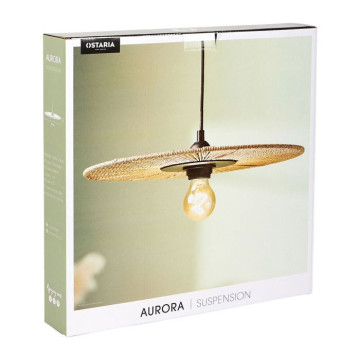 Suspension D38 métal papier Aurora Ostaria - Le Dépôt Bailleul