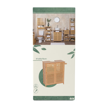 Meuble sous lavabo 2 portes Trinidad - Le Dépôt Bailleul