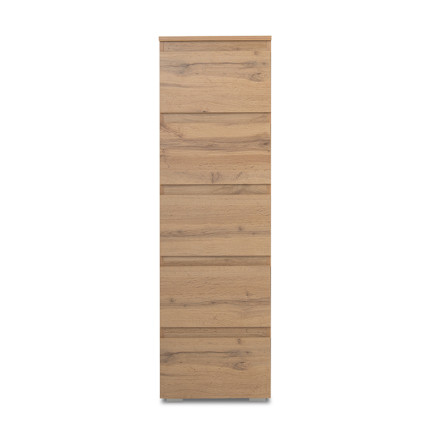 Commode fine 5 tiroirs Image naturel  - Le Dépôt Bailleul