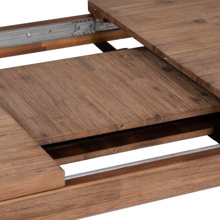 Table à manger extensible acacia Sabor Atmosphera - Le Dépôt Bailleul