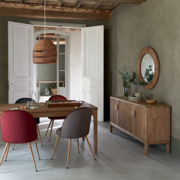 Table à manger extensible acacia Sabor Atmosphera - Le Dépôt Bailleul