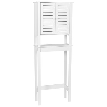 Meuble dessus WC 1 tablette blanc Santorin - Le Dépôt Bailleul