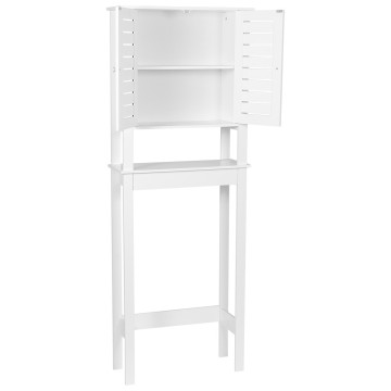 Meuble dessus WC 1 tablette blanc Santorin - Le Dépôt Bailleul