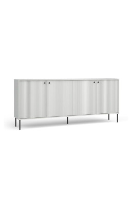 Buffet 4 portes blanc mat Iris