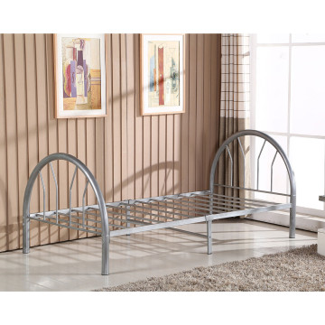 Lit 1 place métal gris 90x200 cm As - Le Dépôt Bailleul