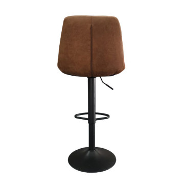 Tabouret de bar réglable Madrid PU cognac - Le Dépôt Bailleul