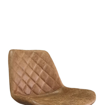 Tabouret de bar réglable Madrid PU cognac - Le Dépôt Bailleul