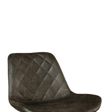 Tabouret de bar réglable Madrid PU brun foncé - Le Dépôt Bailleul