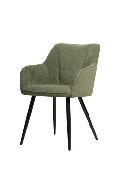 Chaise repas Rio vert pieds...