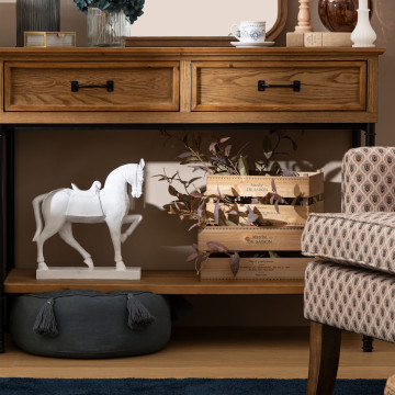 Lot de 2 cagettes bois Little cottage Atmosphera - Le Dépôt Bailleul