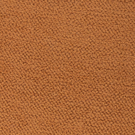 Pouf 40 cm Amea bouclette ambre Atmosphera - Le Dépôt Bailleul