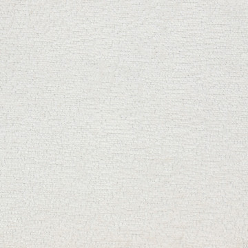 Fauteuil chauffeuse chenille blanc Minari Atmosphera - Le Dépôt Bailleul