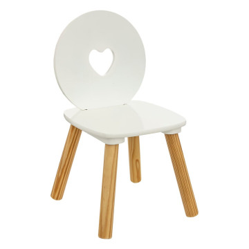 Chaise enfant blanche Amour Atmosphera - Le Dépôt Bailleul