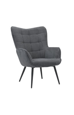 Fauteuil velours côtelé...