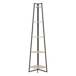 Etagère d'angle 5 niveaux bois et métal Aliaj 5five - Le Dépôt Bailleul