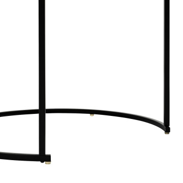 Lot de 3 tables à café Noan noir Atmosphera - Le Dépôt Bailleul