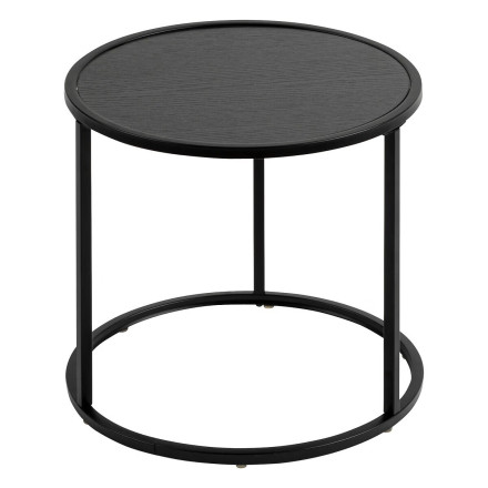 Lot de 3 tables à café Noan noir Atmosphera - Le Dépôt Bailleul