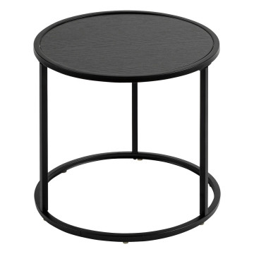 Lot de 3 tables à café Noan noir Atmosphera - Le Dépôt Bailleul