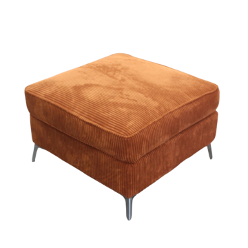 Pouf 70 x 70 cm Isla coloris ambre - Le Dépôt Bailleul