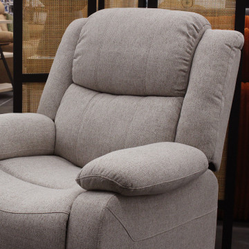 Fauteuil relax électrique inclinable beige David - Le Dépôt Bailleul