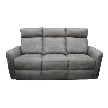 Canapé 3 places électrique relax gris anthracite Lito - Le Dépôt Bailleul