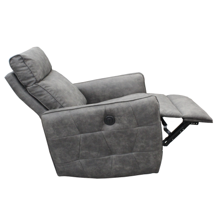 Fauteuil électrique relax gris anthracite Lito Takasit - Le Dépôt Bailleul