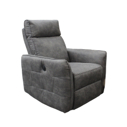 Fauteuil électrique relax gris anthracite Lito Takasit - Le Dépôt Bailleul