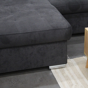 Canapé d'angle gauche Karolina convertible têtières ajustables - Le Dépôt Bailleul