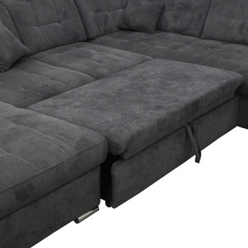 Canapé panoramique gauche convertible Karolina - Le Dépôt Bailleul